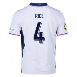 Koszulka Piłkarska Declan Rice #4 Anglia Mistrzostwa Europy 2024 Domowa Męska