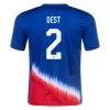 Koszulka Piłkarska Dest #2 USA Copa America 2024 Wyjazdowa Męska