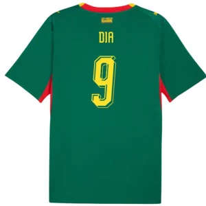 Koszulka Piłkarska Dia #9 Senegal Mistrzostwa Świata 2026 Wyjazdowa Męska
