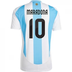 Koszulka Piłkarska Diego Maradona #10 Argentyna Copa America 2024 Domowa Męska