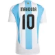 Koszulka Piłkarska Diego Maradona #10 Argentyna Copa America 2024 Domowa Męska