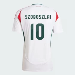 Koszulka Piłkarska Dominik Szoboszlai #10 Węgry Mistrzostwa Europy 2024 Wyjazdowa Męska