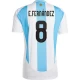 Koszulka Piłkarska E. Fernandez #8 Argentyna Copa America 2024 Domowa Męska