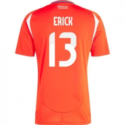 Koszulka Piłkarska Erick #13 Chile Copa America 2024 Domowa Męska