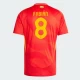Koszulka Piłkarska Fabian #8 Hiszpania Mistrzostwa Europy 2024 Domowa Męska