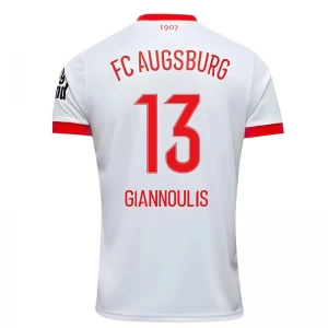 Koszulka Piłkarska FC Augsburg Giannoulis #13 2025-26 Domowa Męska