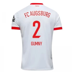 Koszulka Piłkarska FC Augsburg Gumny #2 2025-26 Domowa Męska