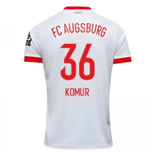 Koszulka Piłkarska FC Augsburg Komur #36 2025-26 Domowa Męska