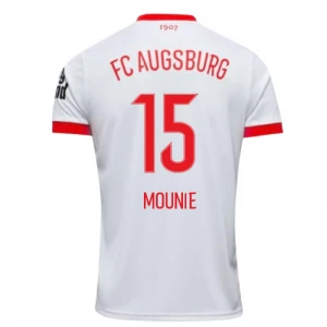 Koszulka Piłkarska FC Augsburg Mounie #15 2025-26 Domowa Męska