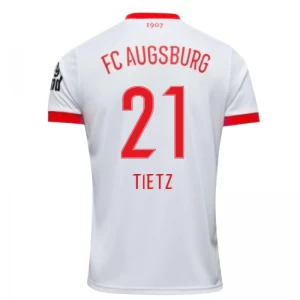 Koszulka Piłkarska FC Augsburg Tietz #21 2025-26 Domowa Męska