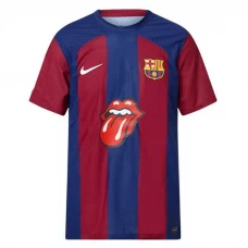 Koszulka Piłkarska FC Barcelona 2023-24 x Rolling Stones Domowa Męska