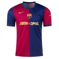Koszulka Piłkarska FC Barcelona 2024-25 Travis Scott Domowa Męska
