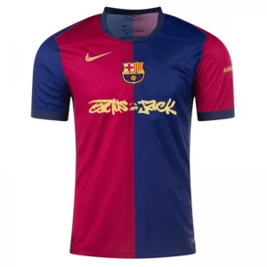 Koszulka Piłkarska FC Barcelona 2024-25 Travis Scott Domowa Męska