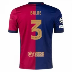 Koszulka Piłkarska FC Barcelona Balde #3 2024-25 UCL Domowa Męska