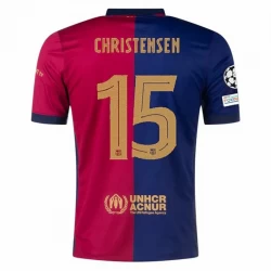 Koszulka Piłkarska FC Barcelona Christensen #15 2024-25 UCL Domowa Męska