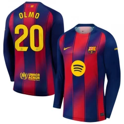 Koszulka Piłkarska FC Barcelona Dani Olmo #20 2025-26 Domowa Męska Długi Rękaw