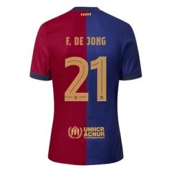 Koszulka Piłkarska FC Barcelona F.De Jong #21 2024-25 Domowa Męska