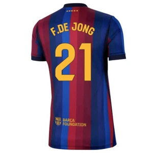 Koszulka Piłkarska FC Barcelona Frenkie de Jong #21 2026-27 Domowa Męska