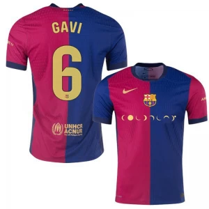 Koszulka Piłkarska FC Barcelona Gavi #6 2024-25 Coldplay Domowa Męska
