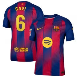 Koszulka Piłkarska FC Barcelona Gavi #6 2025-26 Domowa Męska
