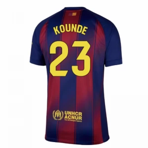 Koszulka Piłkarska FC Barcelona Kounde #23 2025-26 Domowa Męska