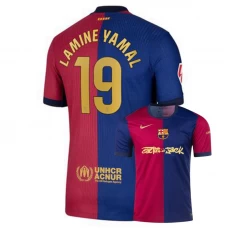 Koszulka Piłkarska FC Barcelona Lamine Yamal #19 2024-25 Travis Scott Domowa Męska