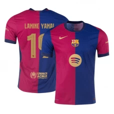 Koszulka Piłkarska FC Barcelona Lamine Yamal #19 2024-25 UCL New Spotify Logo Domowa Męska