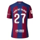 Koszulka Piłkarska FC Barcelona Lamine Yamal #27 2023-24 Domowa Męska