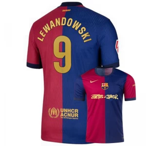 Koszulka Piłkarska FC Barcelona Robert Lewandowski #9 2024-25 Travis Scott Domowa Męska