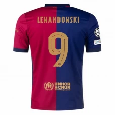 Koszulka Piłkarska FC Barcelona Robert Lewandowski #9 2024-25 UCL Domowa Męska