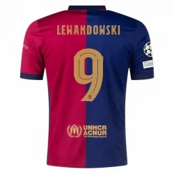 Koszulka Piłkarska FC Barcelona Robert Lewandowski #9 2024-25 UCL Domowa Męska