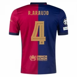 Koszulka Piłkarska FC Barcelona Ronald Araujo #4 2024-25 UCL Domowa Męska
