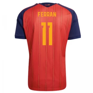 Koszulka Piłkarska Ferran #11 Hiszpania Mistrzostwa Świata 2026 Domowa Męska