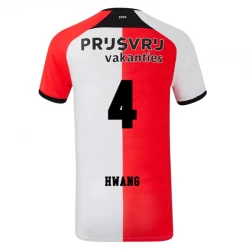 Koszulka Piłkarska Feyenoord Hwang #4 2024-25 Domowa Męska