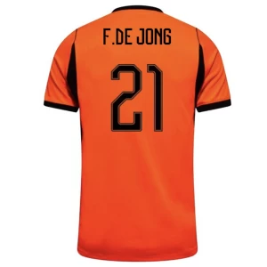 Koszulka Piłkarska Frenkie de Jong #21 Holandia Mistrzostwa Świata 2026 Domowa Męska
