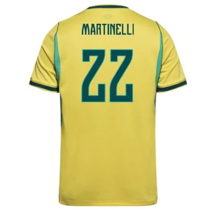 Koszulka Piłkarska Gabriel Martinelli #22 Brazylia Mistrzostwa Świata 2026 Domowa Męska