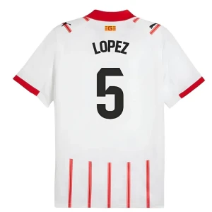 Koszulka Piłkarska Girona FC Lopez #5 2025-26 Domowa Męska