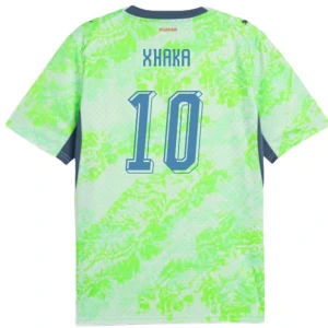 Koszulka Piłkarska Granit Xhaka #10 Szwajcaria Mistrzostwa Świata 2026 Wyjazdowa Męska