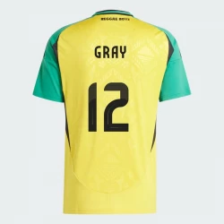 Koszulka Piłkarska Gray #12 Jamajka Copa America 2024 Domowa Męska