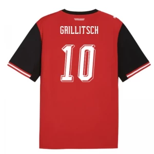 Koszulka Piłkarska Grillitsch #10 Austria Mistrzostwa Świata 2026 Domowa Męska