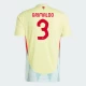 Koszulka Piłkarska Grimaldo #3 Hiszpania Mistrzostwa Europy 2024 Wyjazdowa Męska
