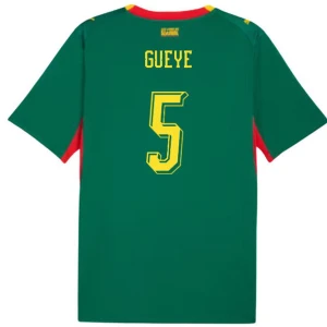 Koszulka Piłkarska Gueye #5 Senegal Mistrzostwa Świata 2026 Wyjazdowa Męska