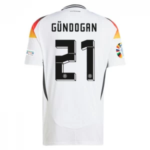 Koszulka Piłkarska İlkay Gündoğan #21 Niemcy Mistrzostwa Europy 2024 Domowa Męska