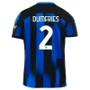 Koszulka Piłkarska Inter Mediolan Dumfries #2 2023-24 Domowa Męska