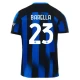 Koszulka Piłkarska Inter Mediolan Nicolo Barella #23 2023-24 Domowa Męska