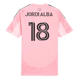 Koszulka Piłkarska Inter Miami CF Jordi Alba #18 2025-26 Domowa Męska
