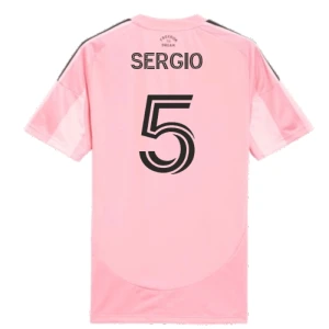 Koszulka Piłkarska Inter Miami CF Sergio #5 2025-26 Domowa Męska