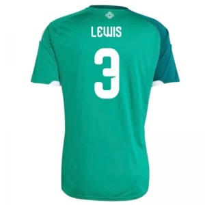 Koszulka Piłkarska Irlandia Północna Lewis #3 2026 Domowa Męska