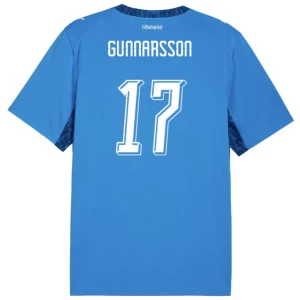 Koszulka Piłkarska Islandia Gunnarsson #17 2026 Domowa Męska