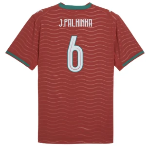 Koszulka Piłkarska J. Palhinha #6 Portugalia Mistrzostwa Świata 2026 Domowa Męska